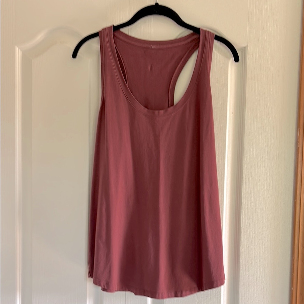 Lululemon Athletica Burgundy/dark rose Relaxed Tank Top